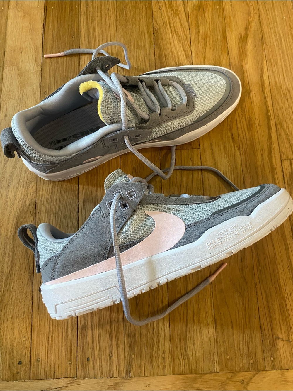 NEW Nike Day One SB GS 'Cool Grey Pink Foam' Youth Shoes